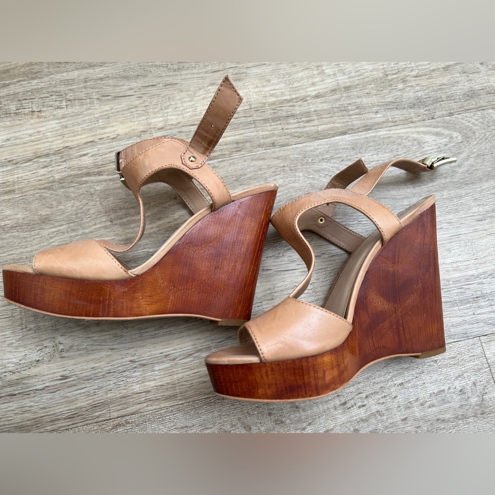 Vince Camuto Nude Wedge Heel